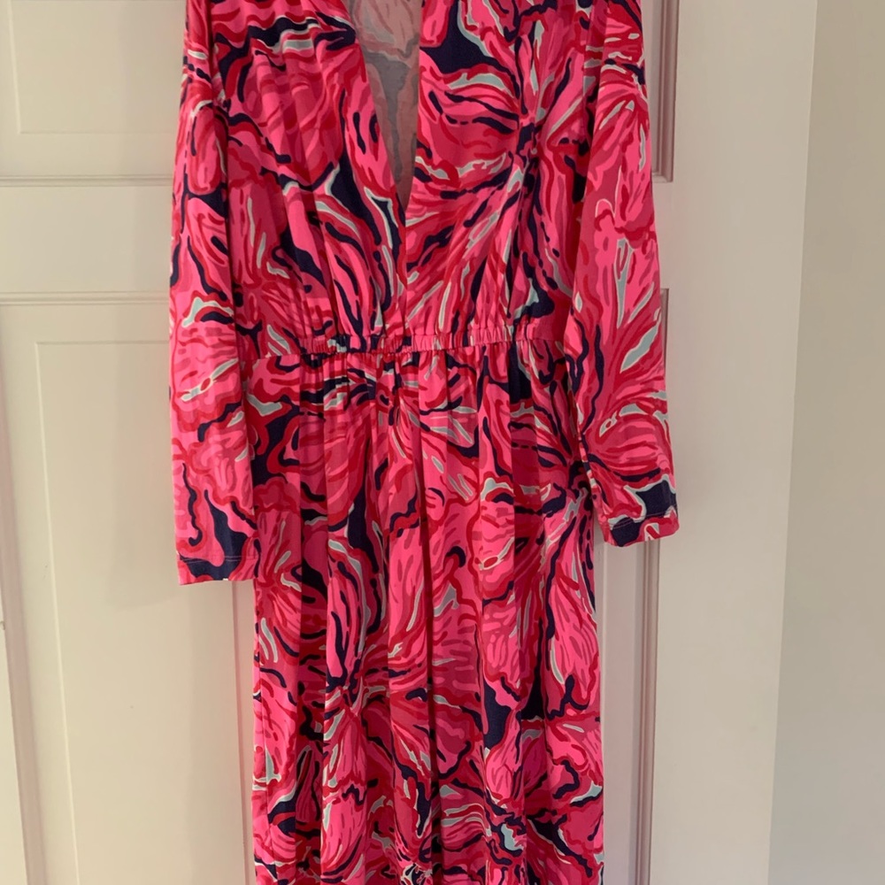 Lilly Pulitzer dress - pretty colors- pink/ blue